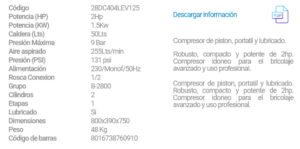 PISTON-50-LTS-2HP-descripcion